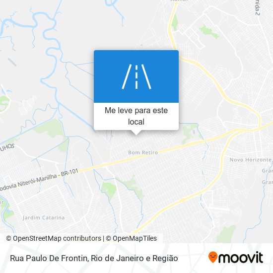 Rua Paulo De Frontin mapa