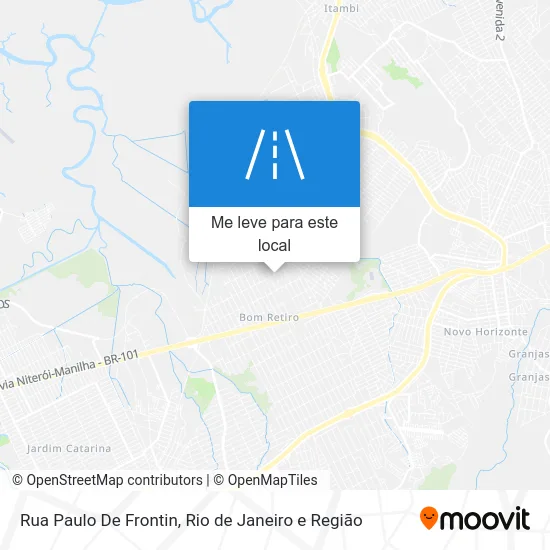 Rua Paulo De Frontin mapa