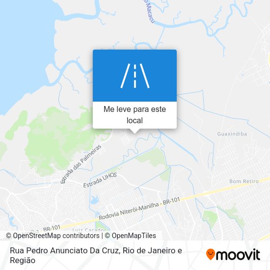 Rua Pedro Anunciato Da Cruz mapa