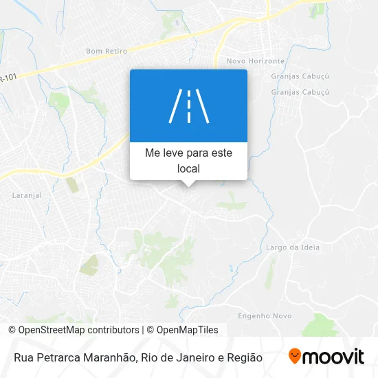 Rua Petrarca Maranhão mapa