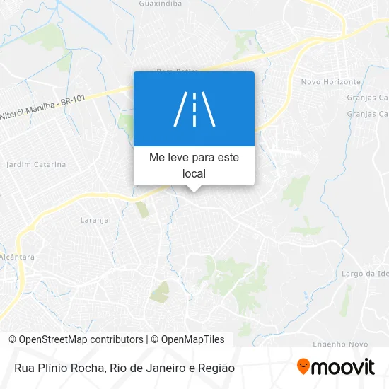 Rua Plínio Rocha mapa