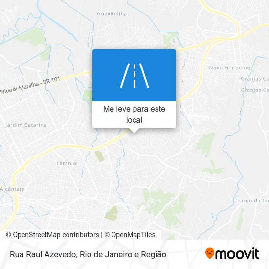 Rua Raul Azevedo mapa