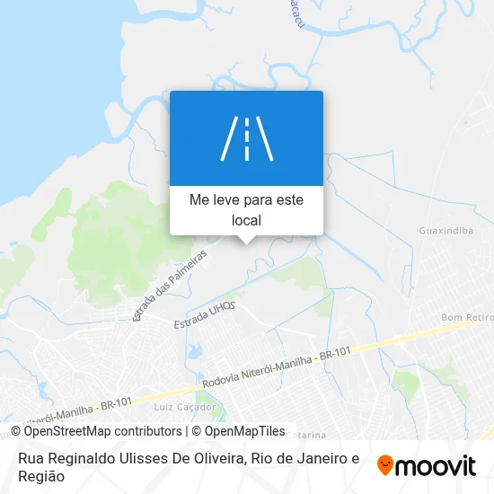 Rua Reginaldo Ulisses De Oliveira mapa