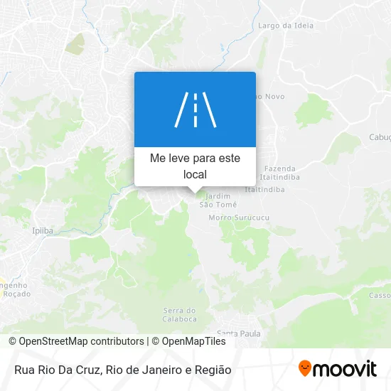 Rua Rio Da Cruz mapa