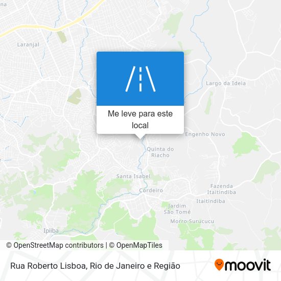 Rua Roberto Lisboa mapa