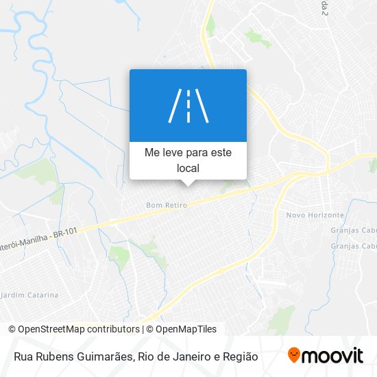 Rua Rubens Guimarães mapa