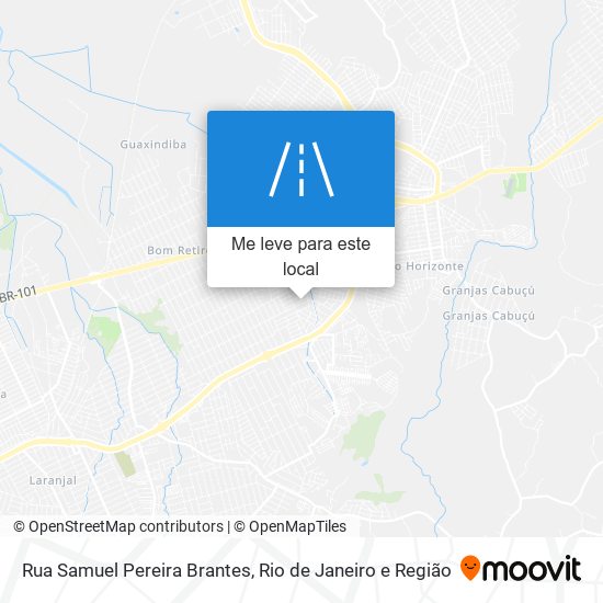 Rua Samuel Pereira Brantes mapa