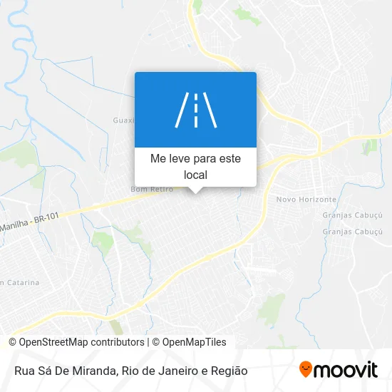 Rua Sá De Miranda mapa