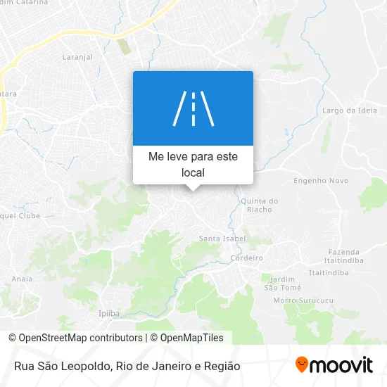 Rua São Leopoldo mapa