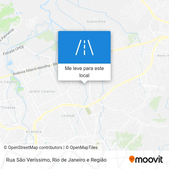 Rua São Veríssimo mapa
