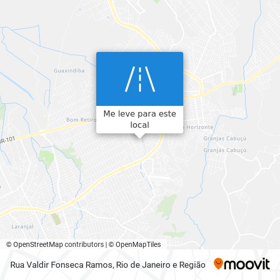 Rua Valdir Fonseca Ramos mapa