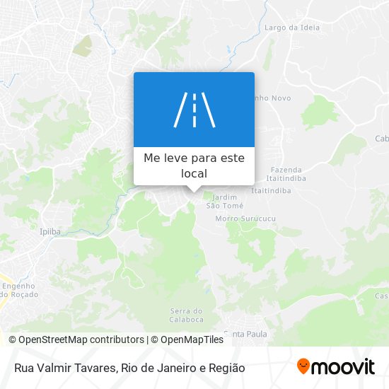 Rua Valmir Tavares mapa