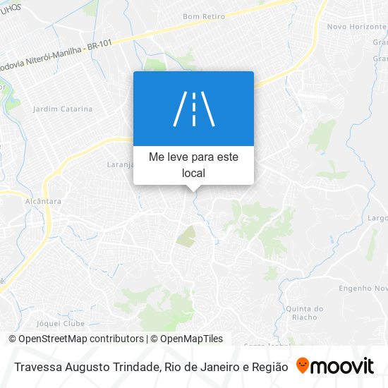 Travessa Augusto Trindade mapa