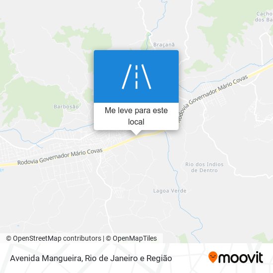 Avenida Mangueira mapa