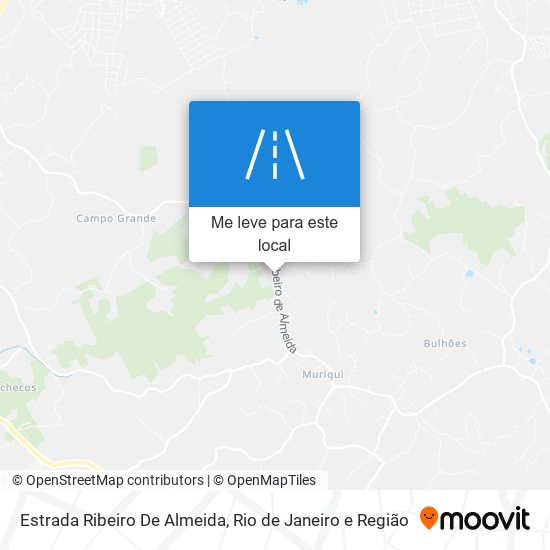 Estrada Ribeiro De Almeida mapa