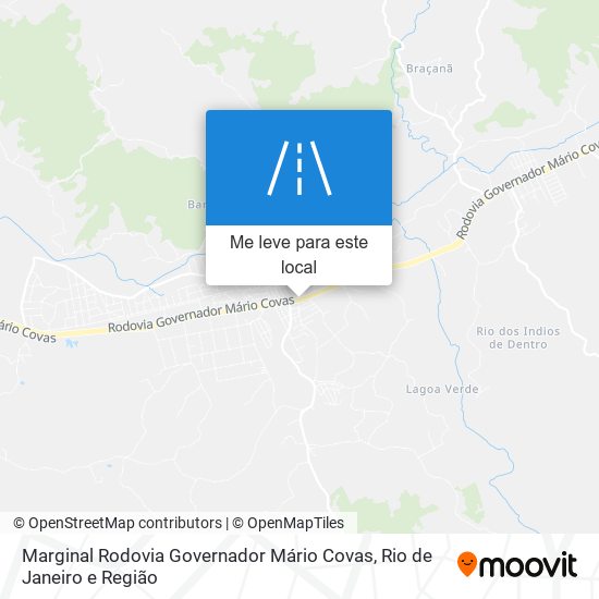 Marginal Rodovia Governador Mário Covas mapa