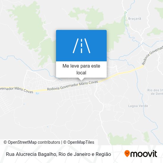 Rua Alucrecia Bagalho mapa