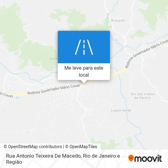 Rua Antonio Teixeira De Macedo mapa