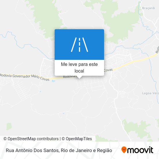 Rua Antônio Dos Santos mapa