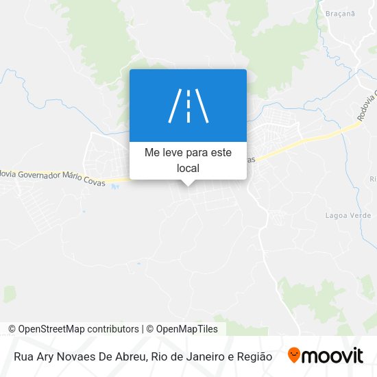 Rua Ary Novaes De Abreu mapa