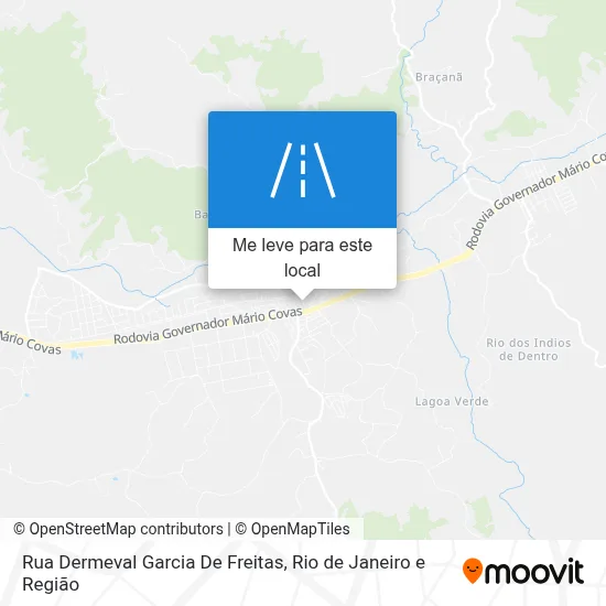 Rua Dermeval Garcia De Freitas mapa