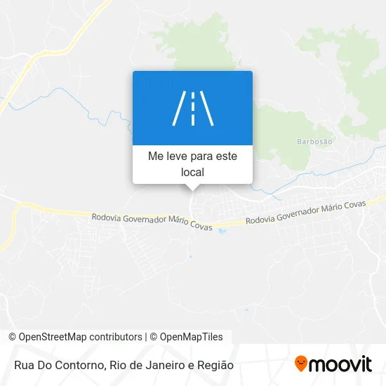 Rua Do Contorno mapa