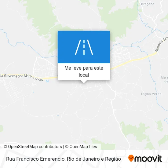 Rua Francisco Emerencio mapa