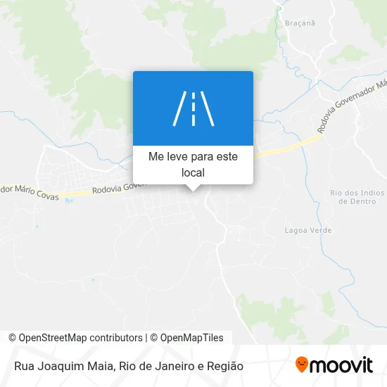Rua Joaquim Maia mapa