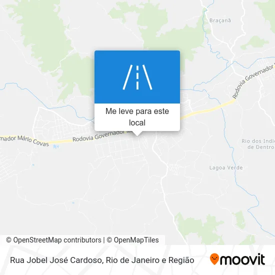 Rua Jobel José Cardoso mapa