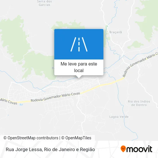 Rua Jorge Lessa mapa