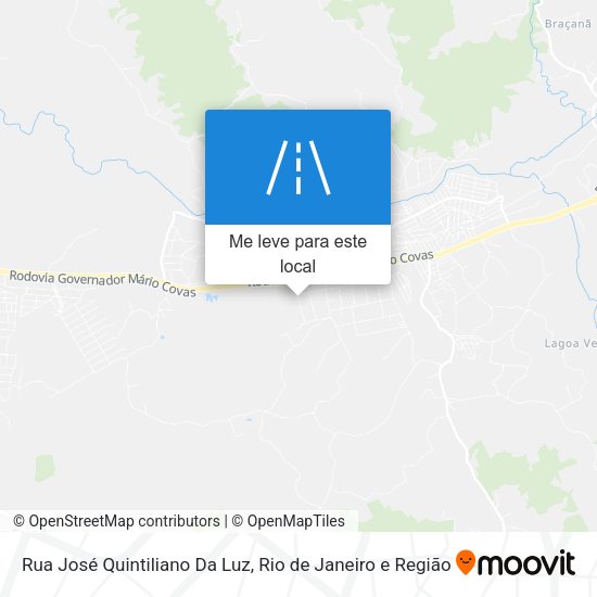 Rua José Quintiliano Da Luz mapa