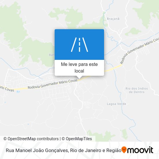 Rua Manoel João Gonçalves mapa