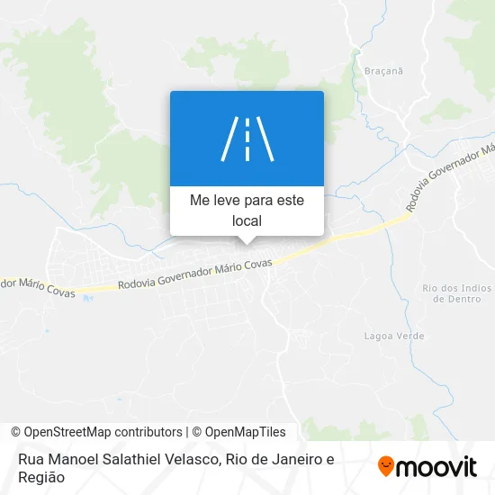 Rua Manoel Salathiel Velasco mapa