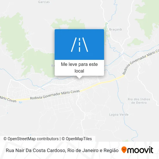 Rua Nair Da Costa Cardoso mapa