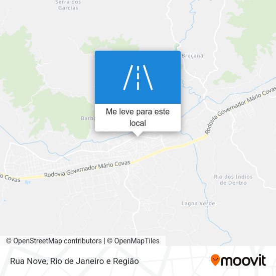 Rua Nove mapa