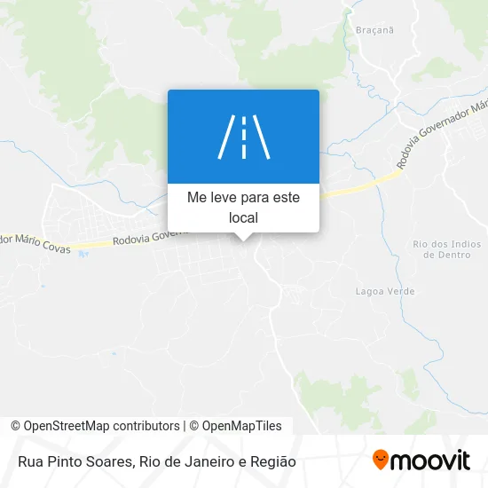 Rua Pinto Soares mapa