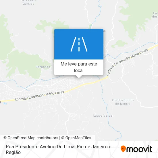 Rua Presidente Avelino De Lima mapa