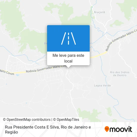 Rua Presidente Costa E Silva mapa