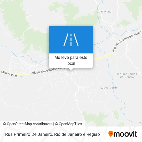 Rua Primeiro De Janeiro mapa
