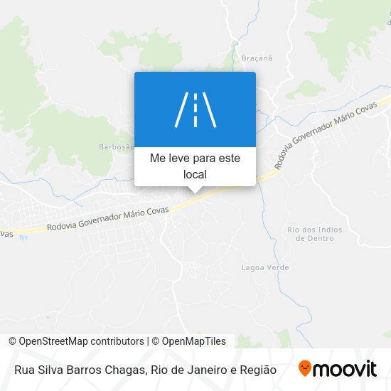 Rua Silva Barros Chagas mapa