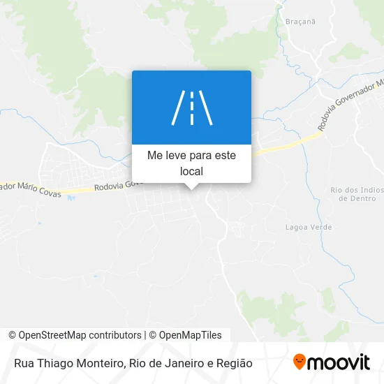 Rua Thiago Monteiro mapa
