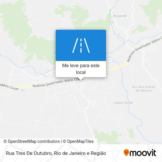 Rua Tres De Outubro mapa