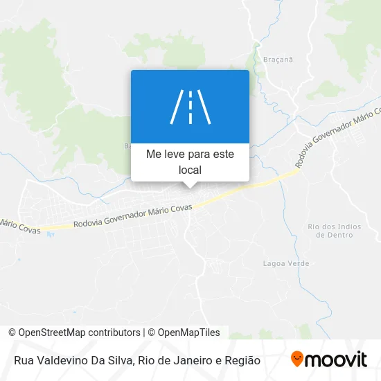 Rua Valdevino Da Silva mapa