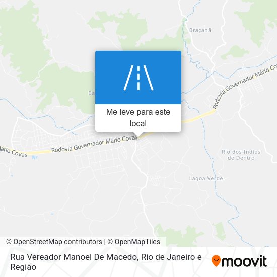 Rua Vereador Manoel De Macedo mapa