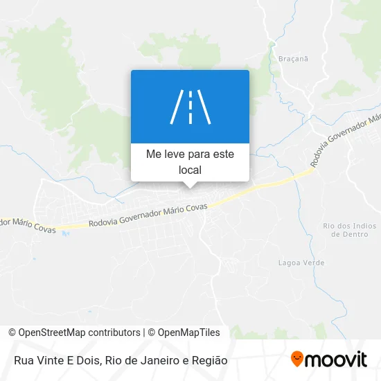 Rua Vinte E Dois mapa