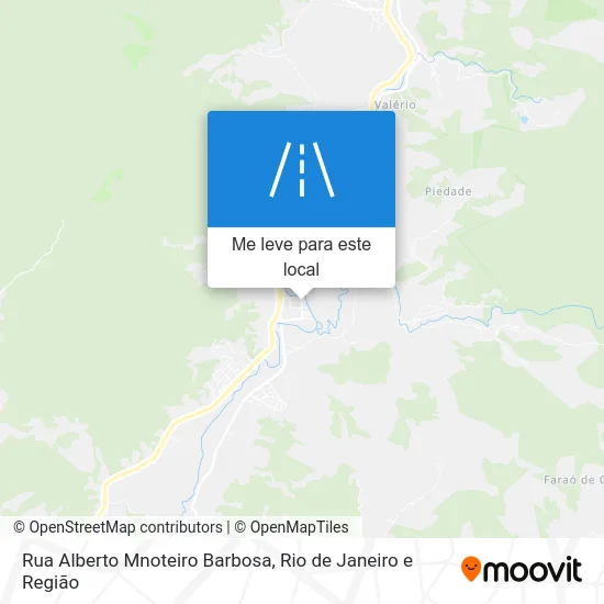 Rua Alberto Mnoteiro Barbosa mapa