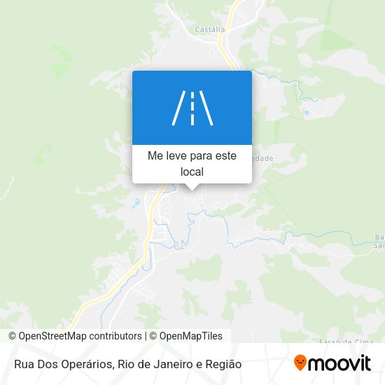 Rua Dos Operários mapa