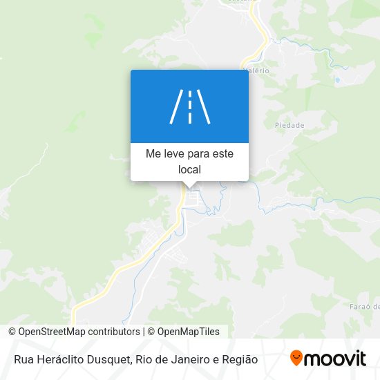 Rua Heráclito Dusquet mapa