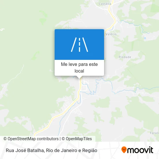 Rua José Batalha mapa