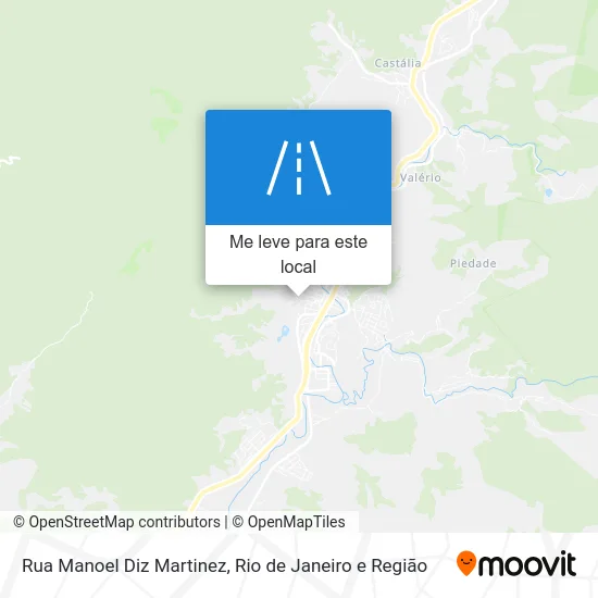 Rua Manoel Diz Martinez mapa